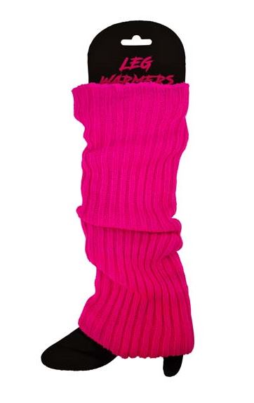 Neon Pink Leg Warmers Costume Cave